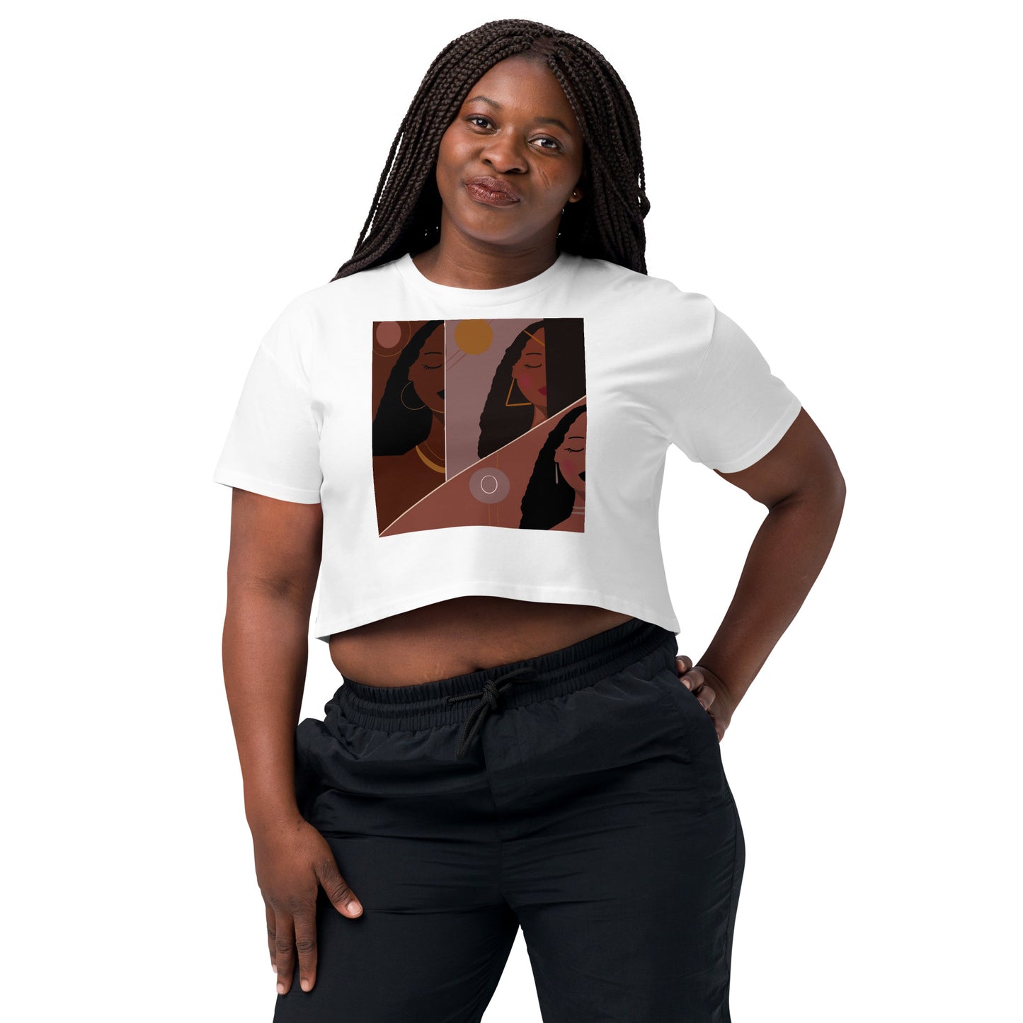 African ethnic Women’s crop top